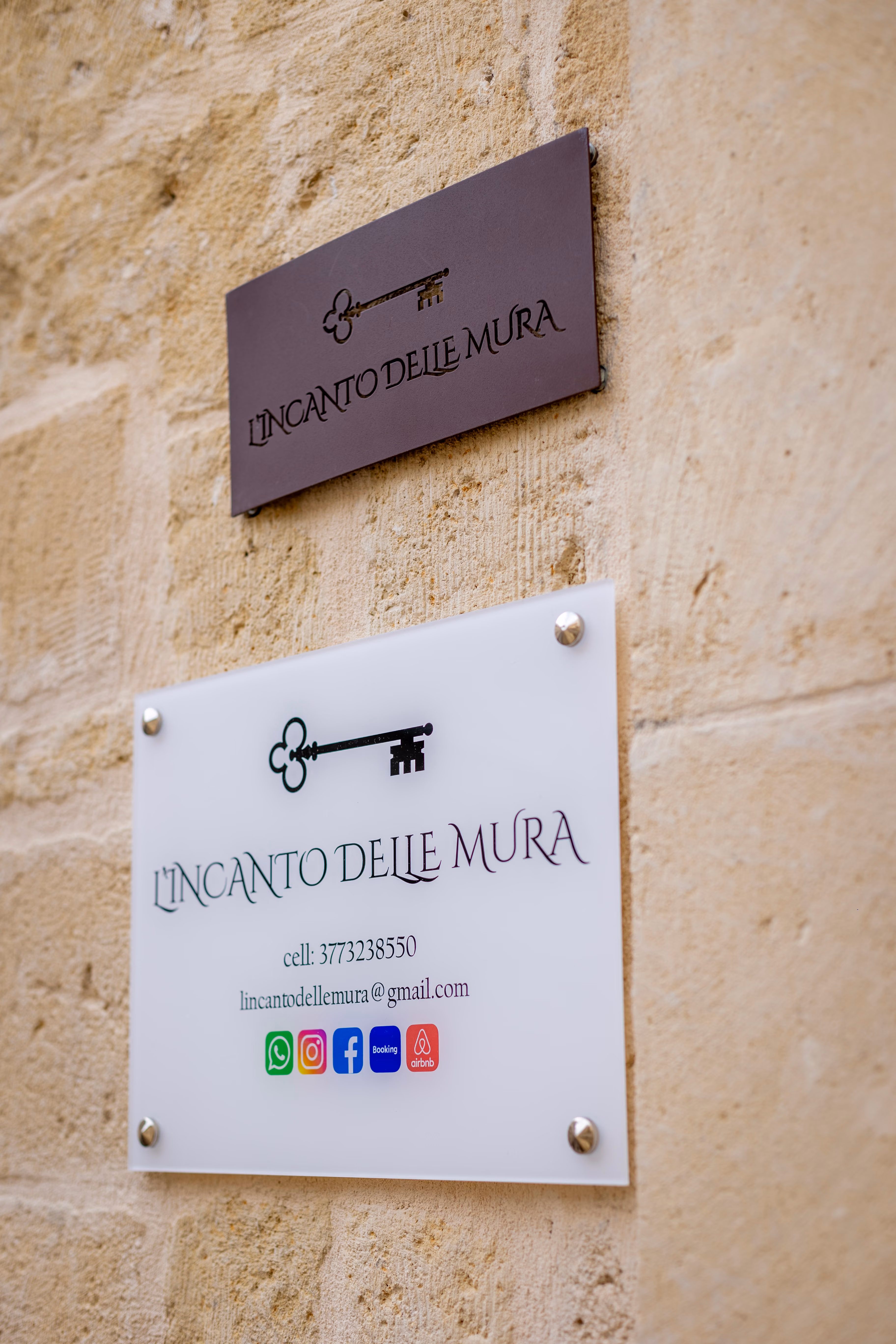 Immagine targa del B&B